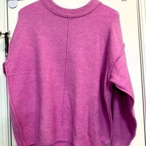 Zenana Light Purple Sweater—Like New!